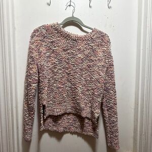 Candie's Pink and Purple Puffy Super Soft Sweater size medium